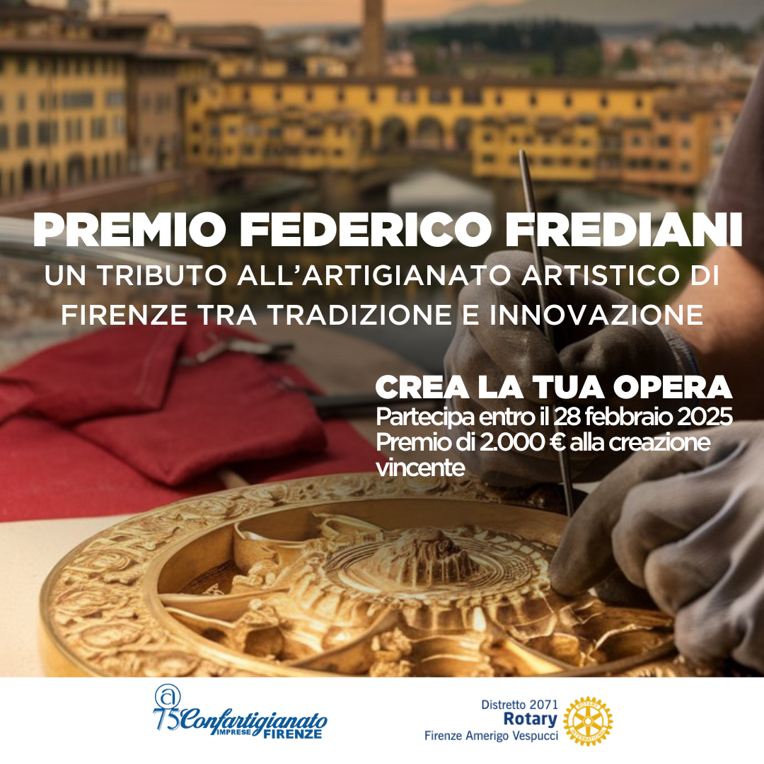 Premio Federico Frediani.Un’opportunità per i Giovani Artigiani di Raccontare la loro Firenze